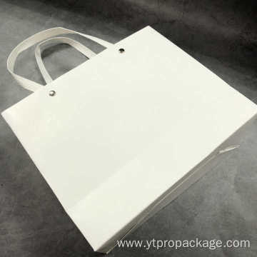 Custom Logo Printing Paper Packaging Bag with Handle